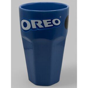 Oreo Blue Ceramic Coffee Tumbler 12oz Hexagon Shape Frankford Candy 2023
